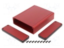 Enclosure: with panel; 1455; X: 103mm; Y: 120mm; Z: 30mm; aluminium