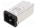 Connector: AC supply; socket; male; 16A; 250VAC; IEC 60320; 0.6mH