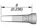 Tip; chisel; 1x0.2mm