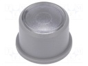 Button; round; grey; Application: MEC1625006,MEC3FTH9; Ø9.6mm