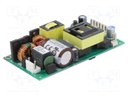 AC/DC Open Frame Power Supply (PSU), ITE & Medical, 1 Output, 100 W, 150W @ 10CFM