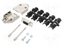 D-Sub HD; PIN: 15; female; shielded,metalized; straight; soldering