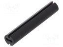 Spacer sleeve; LED; Øout: 4.8mm; ØLED: 3mm; L: 27mm; black; UL94V-0