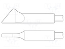 Tip; shovel; 3.5x0.7mm