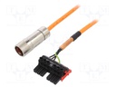 Harnessed cable; 5m; Outside insul.material: PUR; Kind: servo