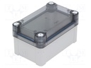 Enclosure: multipurpose; X: 121mm; Y: 192mm; Z: 105mm; Thalassa TBS