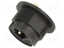 RJ45; PIN: 8; Cat: 5e; Layout: 8p8c; IP67; THT; straight