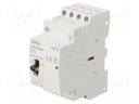 Contactor: 4-pole installation; 25A; 230VAC; NO x4; -5÷60°C