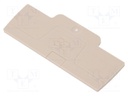 End plate; Application: A series; colourless