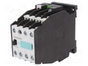Contactor: 8-pole; NC x4 + NO x4; 110VAC; 10A; DIN,on panel; 3TH40