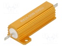 Resistor: wire-wound; with heatsink; 330Ω; 50W; ±5%; 50ppm/°C