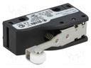 Microswitch SNAP ACTION; with lever (with roller); SPDT; Pos: 2