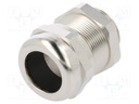 Cable gland; with earthing; M32; IP68; Mat: brass