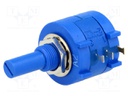 Potentiometer: shaft; multiturn; 20kΩ; 2W; ±5%; 6.35mm; linear