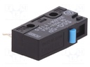 Microswitch SNAP ACTION; without lever; SPDT; 3A/250VAC; ON-(ON)