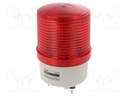 Signaller: lighting; continuous light,blinking light; red; 24VDC