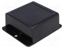 Enclosure: multipurpose; X: 69mm; Y: 82mm; Z: 30mm; with fixing lugs
