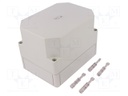 Enclosure: multipurpose; X: 130mm; Y: 180mm; Z: 137mm; flat; TK PS