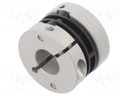 Coupling; Ø1: 12mm; Ø2: 12mm; Mat: aluminium,polyamide; -10÷80°C