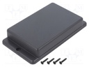 Enclosure: multipurpose; X: 70.6mm; Y: 105mm; Z: 20.5mm; TWF; ABS