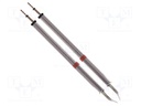 Tip; bent chisel; 1.78mm; 420÷475°C; for TZ-KIT-2 hot tweezers