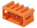 Pluggable terminal block; 3.81mm; ways: 4; straight; socket; male
