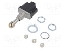 Switch: toggle; Pos: 3; SP3T; ON-OFF-ON; 6A/230VAC; 20A/28VDC