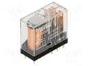 Relay: electromagnetic power; DPDT; Ucoil: 12VDC; 5A; Series: AP
