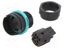 Connector: AC supply; screw terminal; female; TH406; 0.5÷1mm2