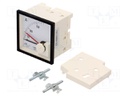 Meter; on panel; analogue; 0÷150A; Class: 3; IP40; 72x72mm; 300V