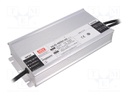 Power supply: switched-mode; LED; 480W; 42VDC; 11.4A; 90÷305VAC