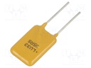 Fuse: PTC polymer; 330mA; Package: bag; Ø0.65x7.6mm