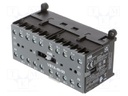 Contactor: 4-pole reversing; NO x4; 42VAC; 20A; on panel; B7