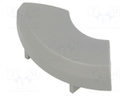 Button; grey; Mat: plastic