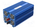 Converter: automotive dc/ac; 2kW; Uout: 230VAC; Out: mains 230V