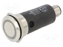 Switch: vandal resistant; Pos: 2; SPDT; 0.1A/35VAC; 0.1A/35VDC