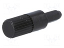 Knob; shaft knob; black; 13mm; Application: CA9M