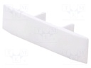 Protection; Application: ZUG-6; white; Width: 8.2mm; polyamide
