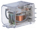 Relay: electromagnetic; DPST-NO; Ucoil: 230VAC; 16A/250VAC; 2.8VA