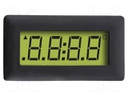 Meter: temperature; digital,mounting; on panel; LCD 4 digits