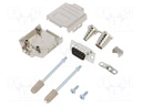 D-Sub; PIN: 9; male; shielded,metalized; straight; soldering