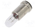 Filament lamp: miniature; SUB-MIDGET; 28VDC; 24mA; Bulb: T1; Ø: 4mm