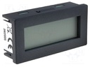 Counter: electronical; LCD,with a backlit; pulses; 99999999; IP20