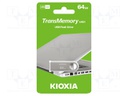Pendrive; USB 2.0; 64GB; USB A; OWAHRI; Colour: silver