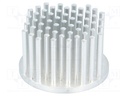 Heatsink; LED; Ø: 50mm; H: 30mm; 8.26K/W