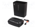 Shredder; Protection: P-2; Cut: strip cut; 15l; 381x320x188mm