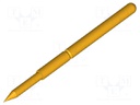 Test needle; Operational spring compression: 2.4mm; 3A; Ø: 0.75mm