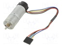 Motor: DC; with encoder,with gearbox; LP; 6VDC; 2.4A; 58rpm; 104g