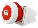 Connector: AC supply 3-phase; socket; female; 32A; 400VAC; IP67