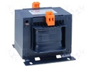 Transformer: mains; 500VA; 230VAC; 230V; Leads: terminal block